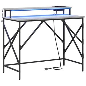 vidaXL Scrivania Grigio Sonoma 100 x 50 x 86,5 cm Legno ingegnerizzato