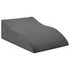 vidaXL Cuscino per Gambe Grigio 68 x 41 x 21 cm Schiuma PU