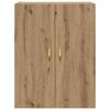 vidaXL Armadietto a muro Rovere artigianale 69,5 x 34 x 90 cm
