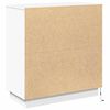 vidaXL Madia LED Bianco 71 x 34,5 x 75 cm Legno multistrato