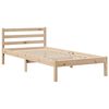 vidaXL Letto senza Materasso 75x190 cm in Legno Massello Pino