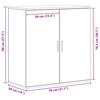 vidaXL Credenza Legno vecchio 79 x 38 x 80 cm Legno multistrato