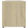 vidaXL Mobile Porta TV Rovere Sonoma 120x34x37 cm in Legno Multistrato