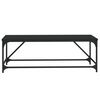 vidaXL Tavolino da Salotto Nero 100x50x35cm Legno Multistrato