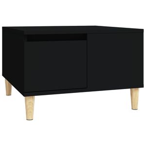 vidaXL Tavolino da Salotto Nero 55x55x36,5 cm in Legno Multistrato