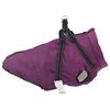 vidaXL Cappotto Cani Imbracatura Impermeabile Riflettente Viola L48