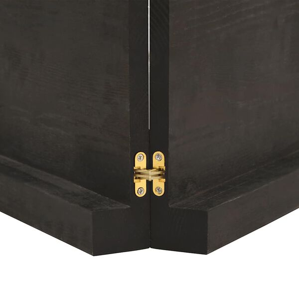 vidaXL Piano Tavolo Marrone Scuro 220x40x(2-6)cm Rovere Non Trattato