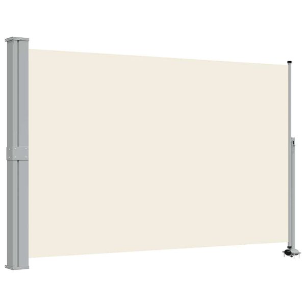 vidaXL Tenda da Sole Laterale Retrattile 160 x 300 cm Crema