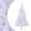 vidaXL Albero di Natale Artificiale Met&agrave; con Supporto Bianco 180cm PVC