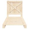 vidaXL Giroletto con Testiera 90x200 cm in Legno Massello di Pino