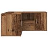 vidaXL Mobile Angolare Legno Antico 160x40x45 cm in Truciolato