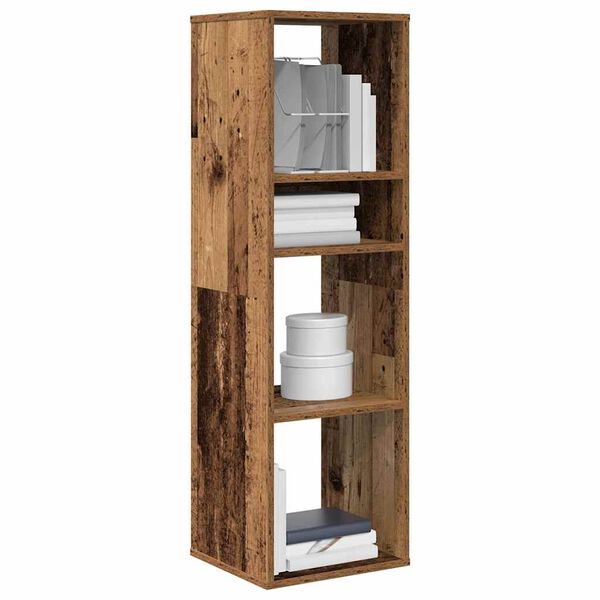 vidaXL Libreria Legno Antico 34x31x112 cm in Legno Multistrato