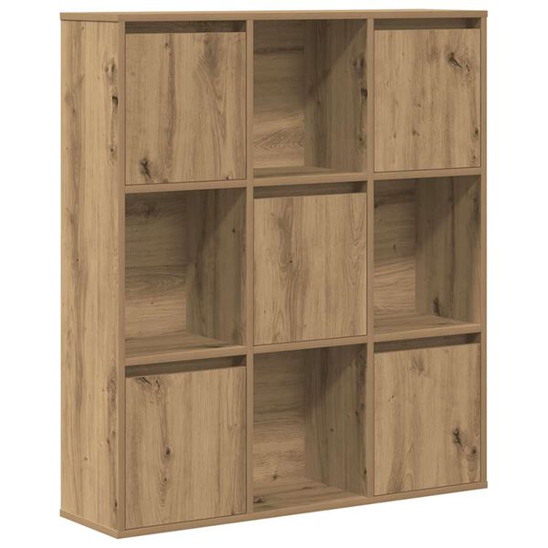 vidaXL Libreria Rovere Artigianale 89x24x101,5 cm in Legno Multistrato