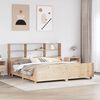 vidaXL Letto Libreria senza Materasso 180x200 cm Legno Massello