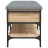 vidaXL Panca Porta Scarpe Rovere Sonoma 82x42x45 cm Legno Multistrato
