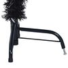 vidaXL Albero di Natale artificiale con luci integrate Nero 120 cm PVC
