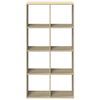 vidaXL Libreria Divisorio Rovere Sonoma 69,5x29x137,5 cm in Truciolato