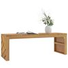 vidaXL Tavolino da Salotto 110x35x38 cm in Legno Massello di Teak