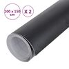 vidaXL Pellicole per Auto 2pz Nero Opaco 100x150cm