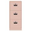 vidaXL Armadio per File con cassetto Rosa 45,5 x 42 x 106,5 cm