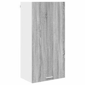 vidaXL Armadio pensile Grigio Sonoma e Bianco 50 x 31 x 100 cm