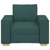 vidaXL Poltrona Divano Verde Scuro 60 cm Tessuto