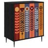 vidaXL Cassettiera ESSEN Stampa di girasoli 66 x 36,5 x 76 cm