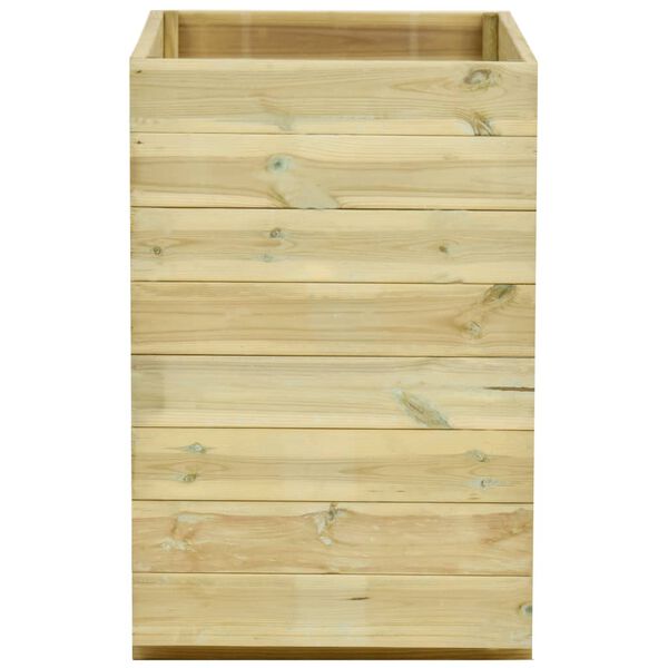 vidaXL Letto Rialzato con Base 100x50x75cm in Legno di Pino Impregnato