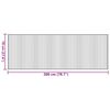 vidaXL Tappeto Rettangolare Marrone 70x200 cm in Bamb&ugrave;
