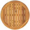 vidaXL Set Bistro da Giardino 3 pcs Marrone legno massello di acacia