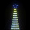 vidaXL Albero di Natale a LED 1544 LED Blu 500 cm