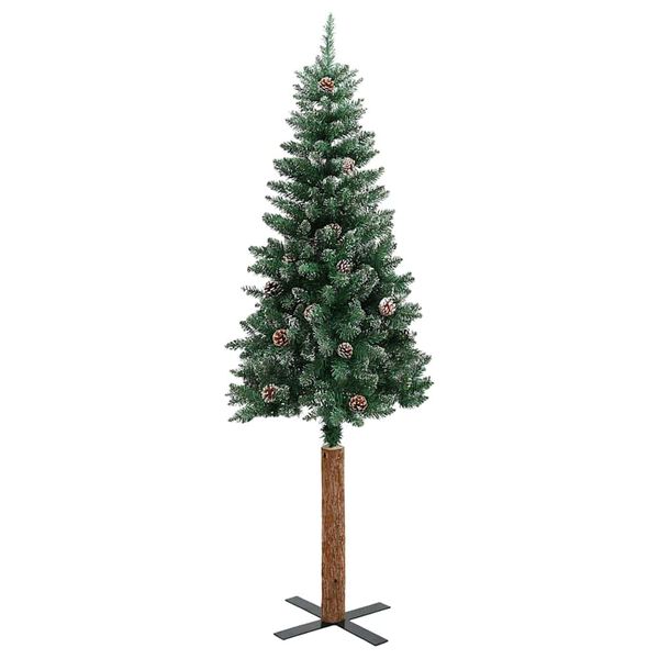 vidaXL Albero di Natale snodato con 300 LED Verde e Bianco 180 cm