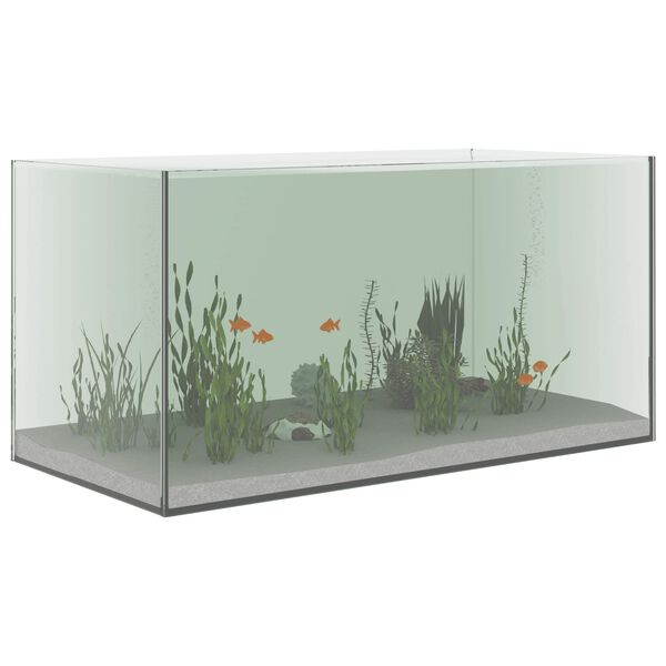 vidaXL Acquario con archiviazione Trasparente 60 x 30 x 30 cm Vetro