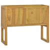 vidaXL Mobile da Bagno 90x40x75,5 cm in Legno Massello di Teak