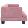 vidaXL Divano per Bambini Rosa 80x45x30 cm in Velluto