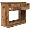 vidaXL Tavolo Consolle con Cassetti Legno Antico 85,5x38,5x74,5 cm