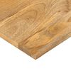 vidaXL Piano per Tavolo 80x70x3,8 cm Rettangolare Legno Massello Mango