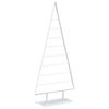 vidaXL Albero di Natale in metallo KUOPIO 210 cm Acciaio Bianco