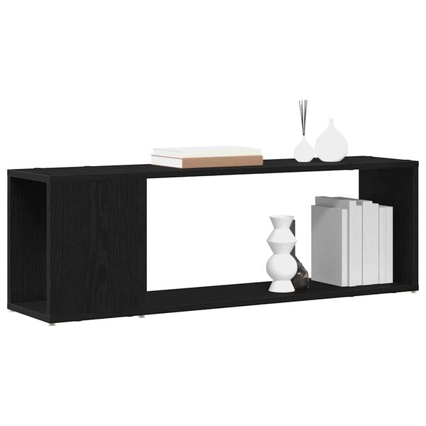 vidaXL Set mobile TV Nero 100 x 24 x 63 cm Legno multistrato