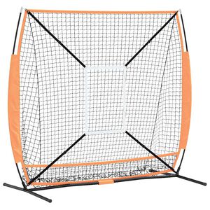 vidaXL Rete da pratica per baseball 180 x 89,5 x 152,5 cm