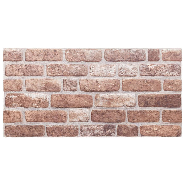 vidaXL Pannelli Murali 3D 10 pz Marrone 100x50 cm EPS