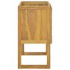 vidaXL Mobile da Bagno 90x40x75,5 cm in Legno Massello di Teak