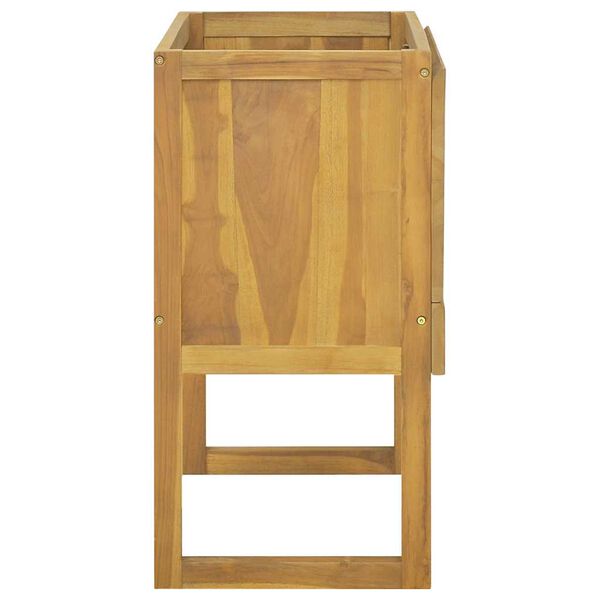 vidaXL Mobile da Bagno 90x40x75,5 cm in Legno Massello di Teak