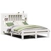 vidaXL Letto Libreria senza Materasso Bianco 140x190 cm Legno di Pino