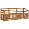 vidaXL Set divani 3 pcs Naturale Legno di Acacia Massello