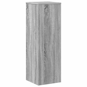 vidaXL Supporto per Piante Grigio Sonoma 33x33x100 cm in Truciolato