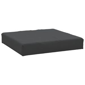 vidaXL Cuscino per Pallet Nero 60x60x6 cm in Tessuto