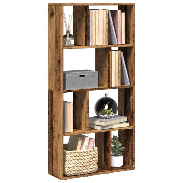 vidaXL Libreria Legno Antico 60x20x120 cm in Truciolato