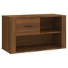 vidaXL Scarpiera Rovere Marrone 80x35x45 cm in Legno Multistrato