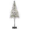 vidaXL Albero di Natale con 150 LED Bianco 150 cm PE e Acciaio